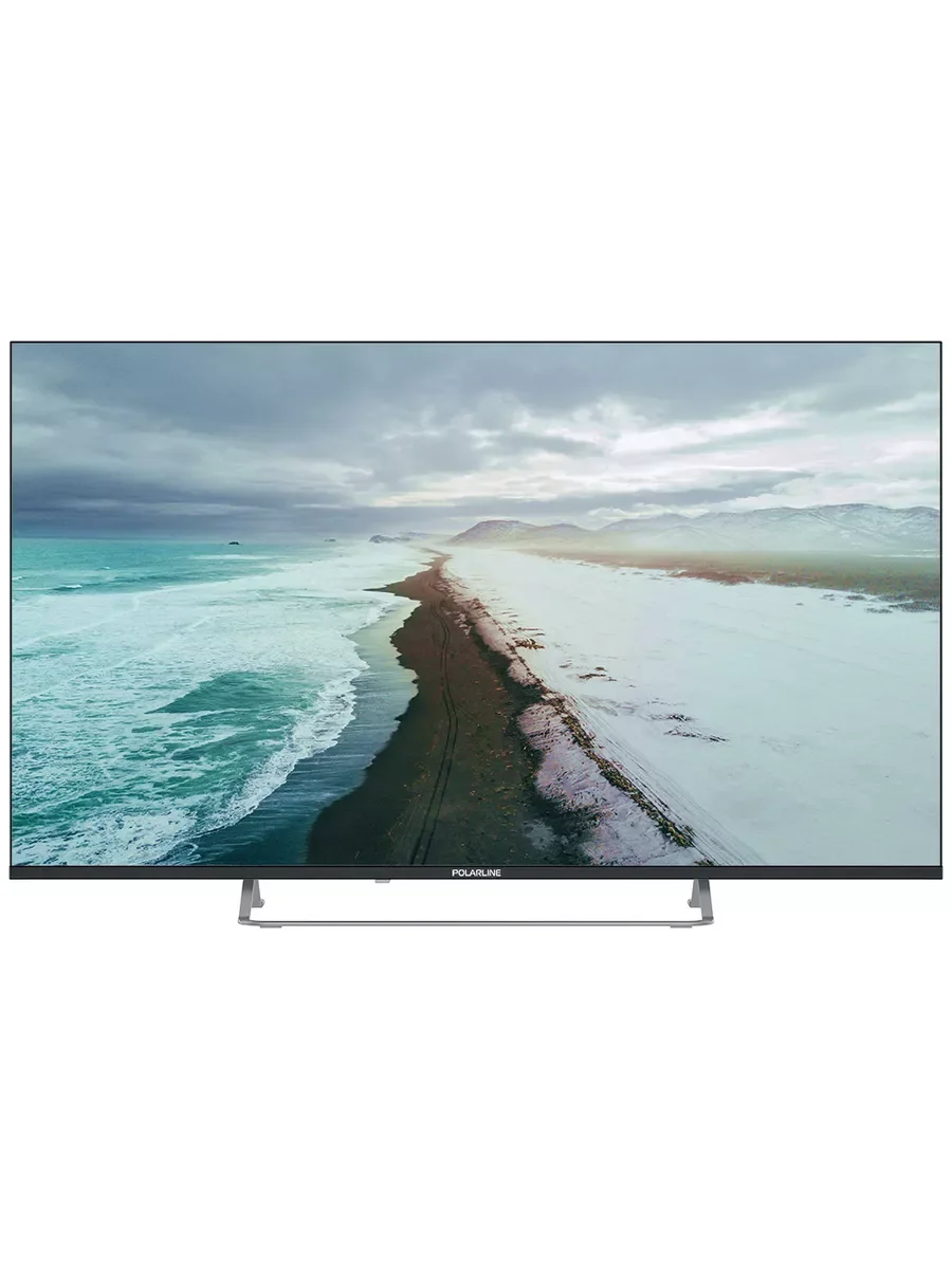 Телевизор POLARLINE 50" 50PQ71STC-SM QLED 4K Ultra HD СМАРТ ТВ Android черный