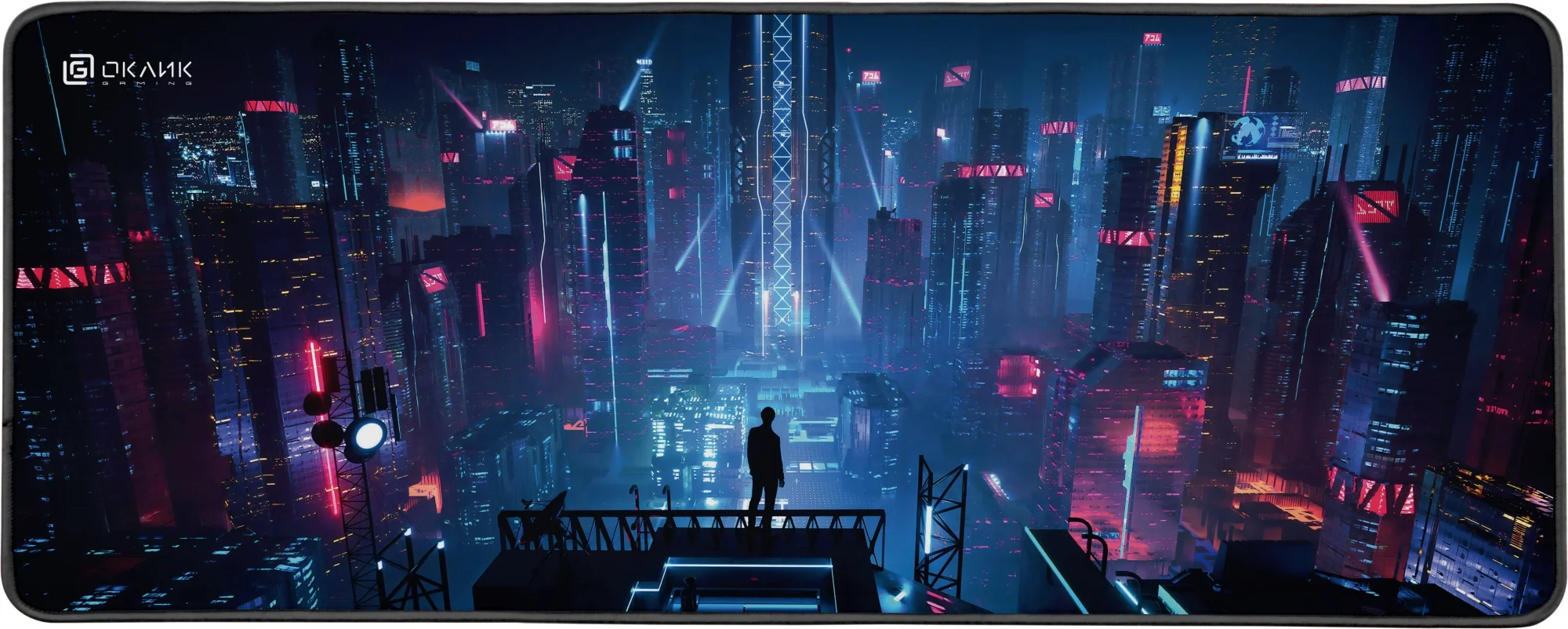 Коврик для мыши Oklick OK-T1000CP (XL) рисунок ткань 1000х400х2мм