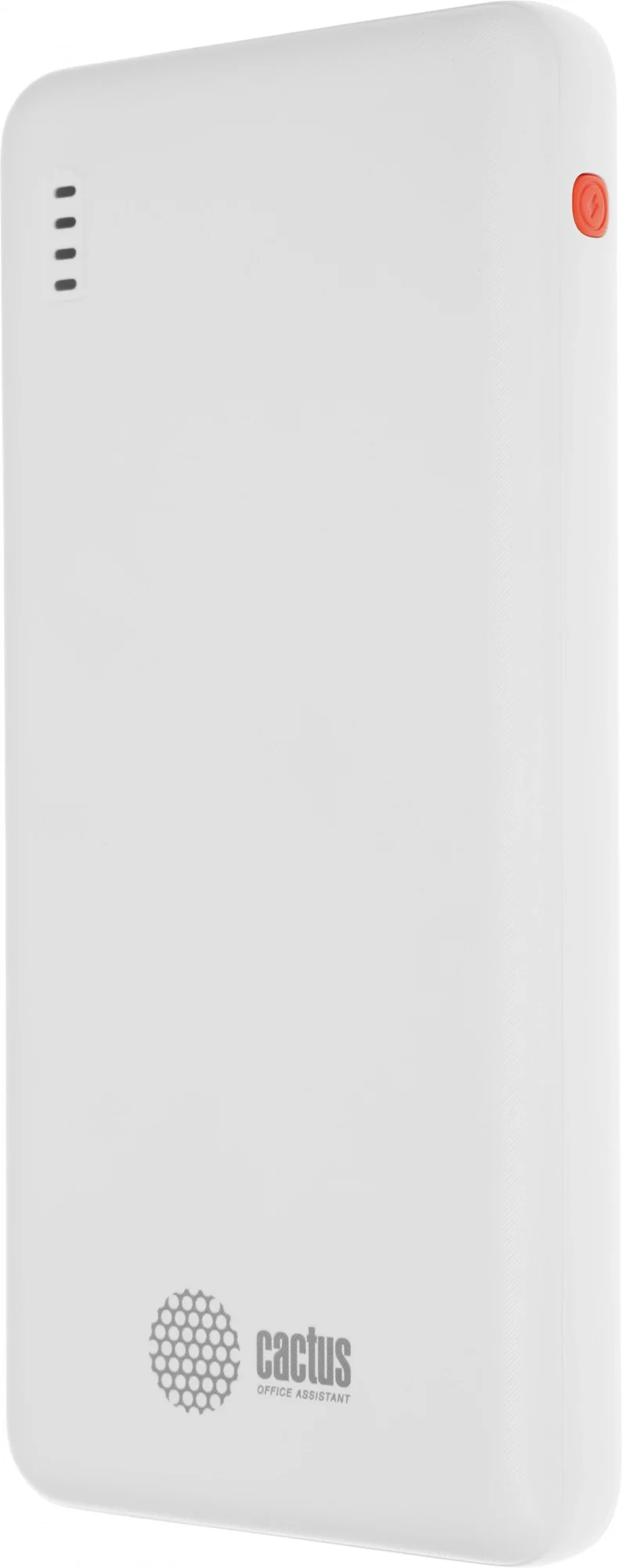 Внешний аккумулятор (Power Bank) Cactus CS-PBFSBA-10000, 10000мAч, белый