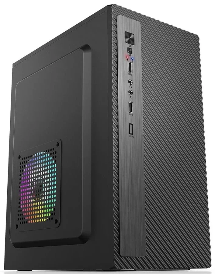 Корпус mATX Accord Entry ACC-2053B, Mini-Tower, без БП, черный