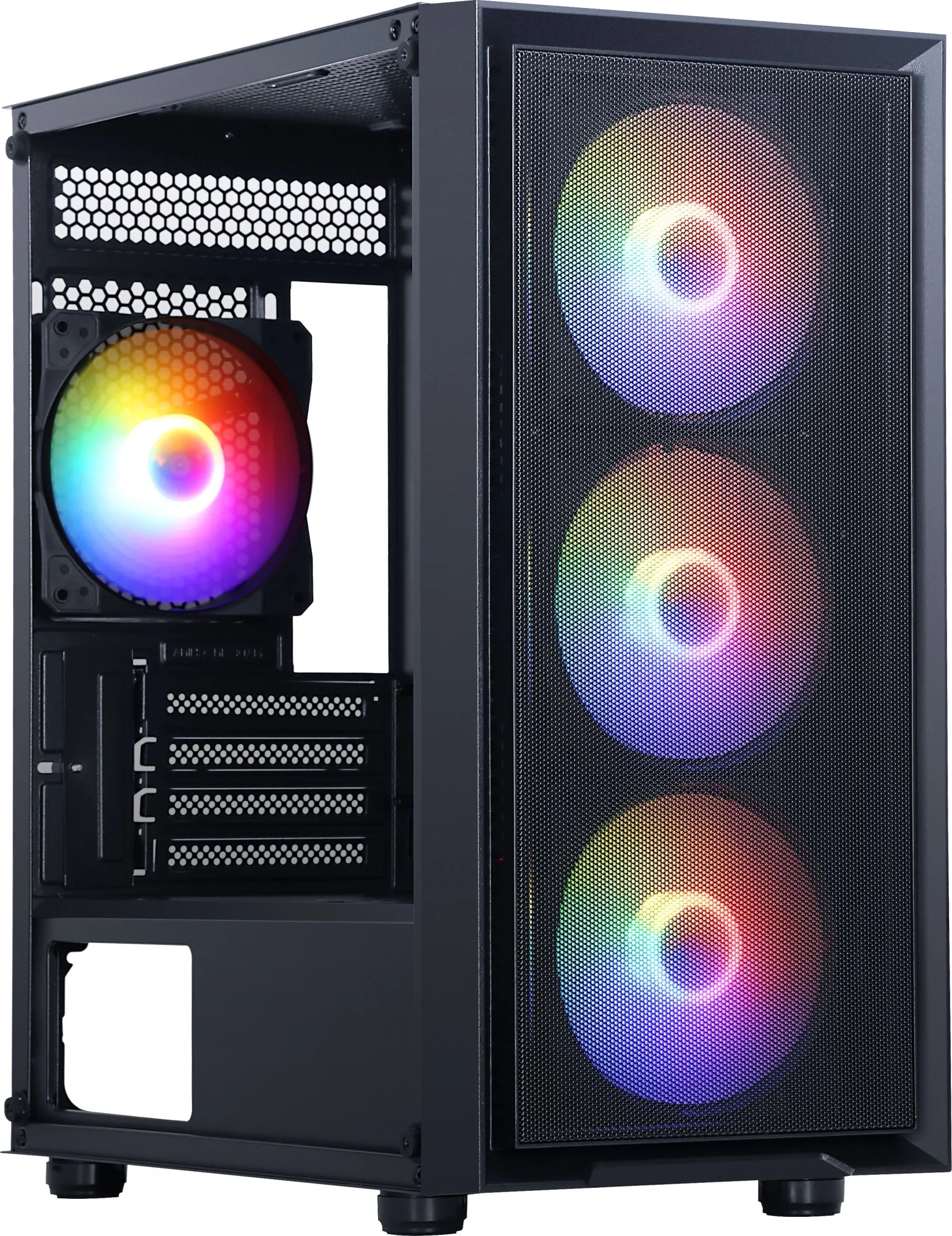 Корпус mATX Accord M203, Mini-Tower, без БП, черный [acc-m203]
