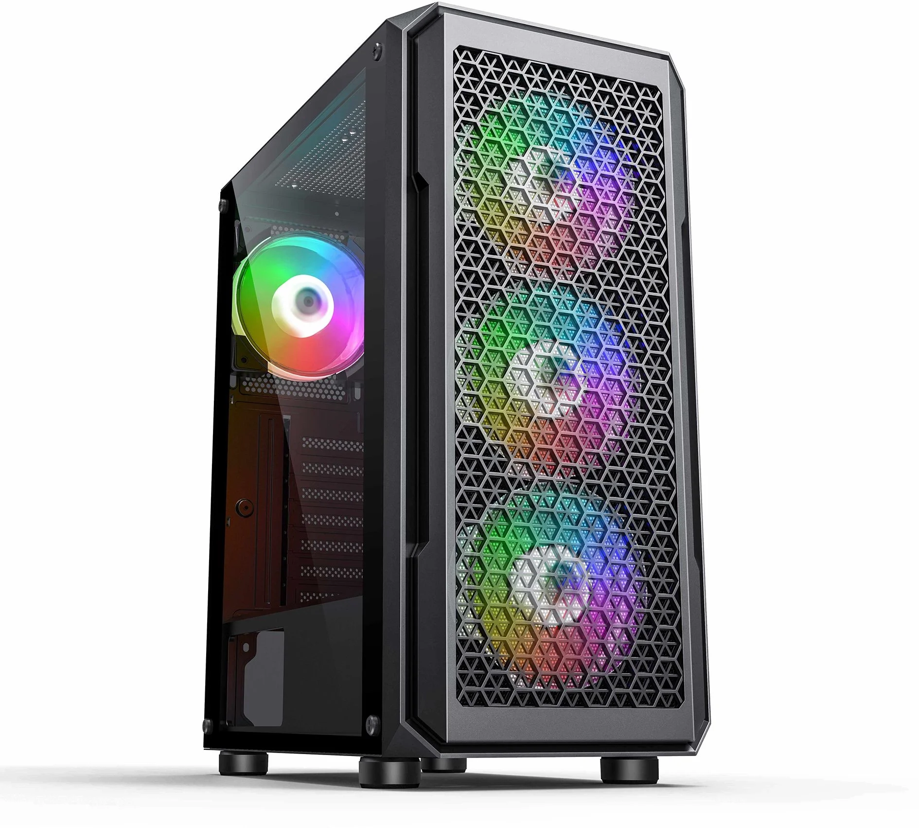 Корпус ATX Accord 3338, Midi-Tower, без БП, черный [acc-3338]