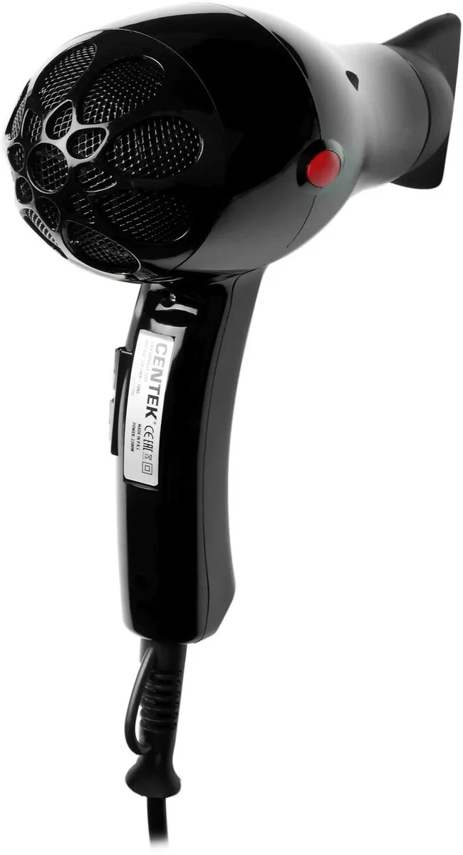 Фен CENTEK CT-2221, 2200Вт, черный и черный