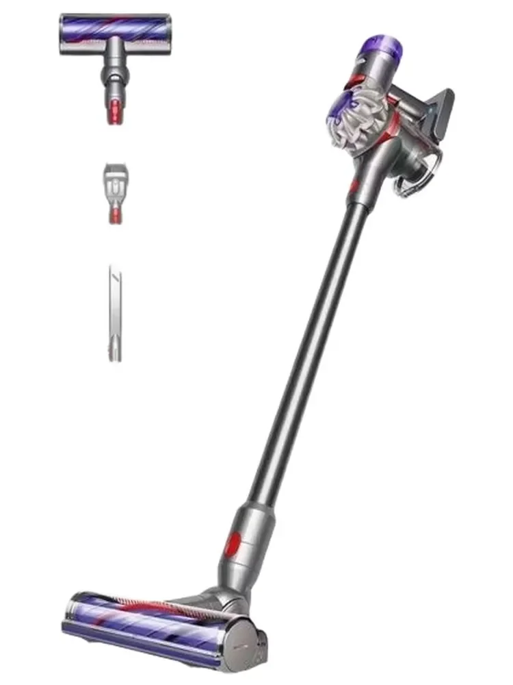 Вертикальный пылесос Dyson V8 Advanced Silver Nickel (UK Specs), 492637-01
