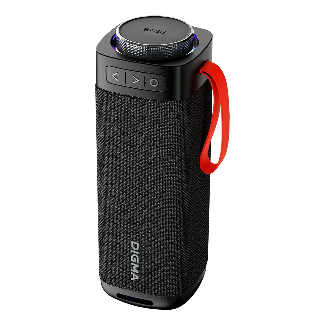 Колонка портативная Digma D-PS1522, 60Вт, черный (ps1522b)