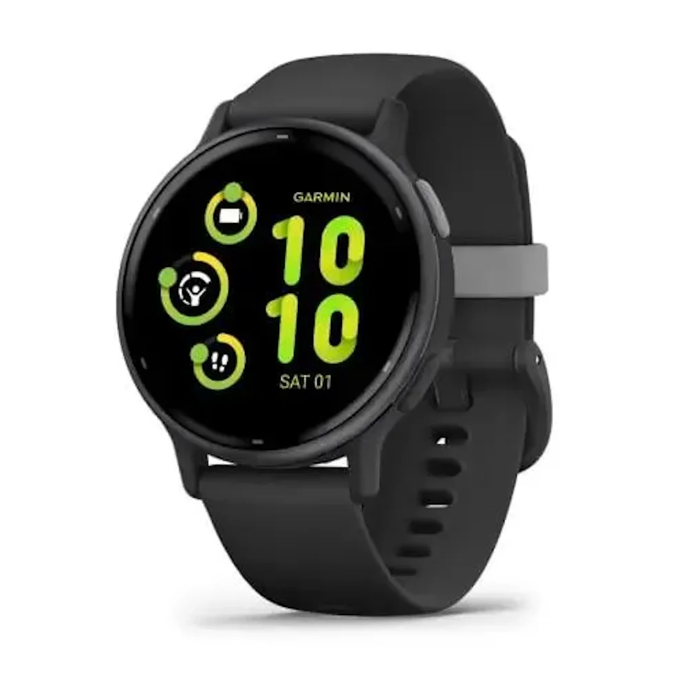 Смарт-часы Garmin Vivoactive 5, 30.4мм, 1.2", черный[010-02862-10]