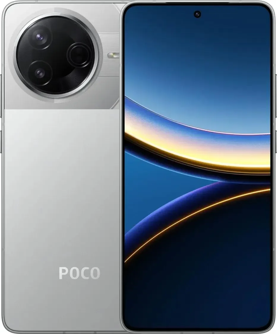 Смартфон POCO F7 Pro 6.67" (3200x1440)  AMOLED, Qualcomm Snapdragon 8 Gen 3 (8 ядер), 12/512Гб Android 15, серый (MZB0J8MRU)