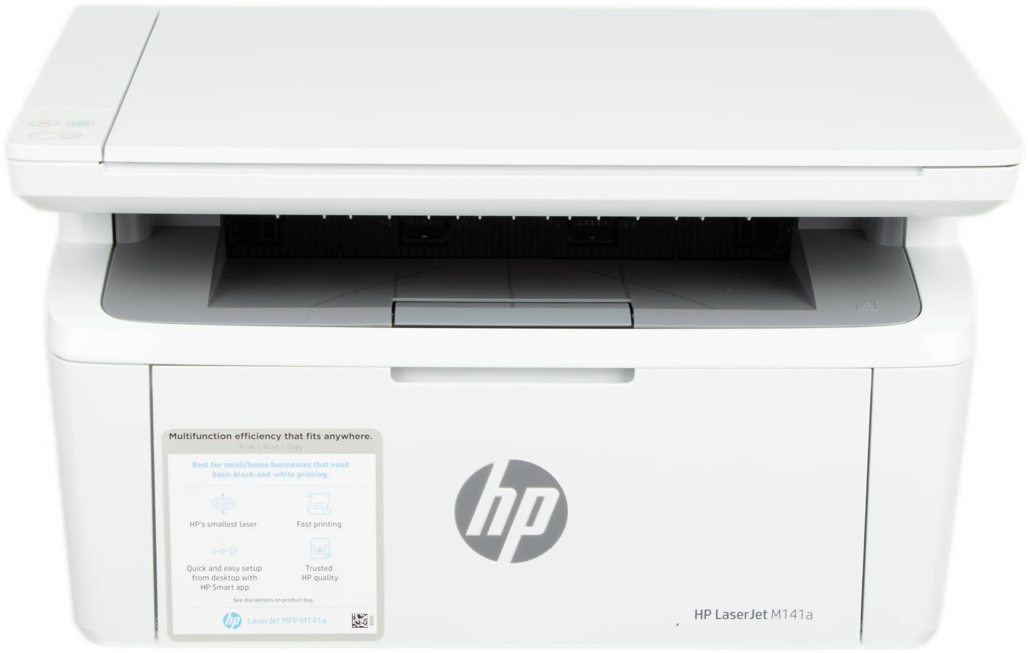 МФУ лазерный HP LaserJet M141w черно-белая печать, A4, цвет белый 7MD74A