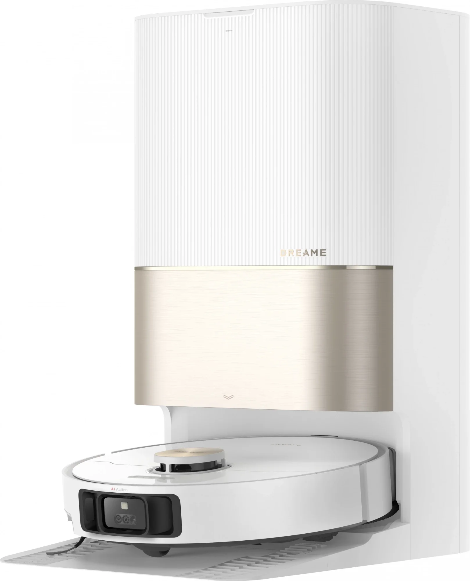 Робот-пылесос DREAME X40 Ultra Complete, 200Вт, белый/золотистый (rlx63ce-2)
