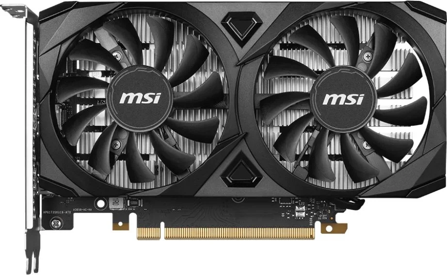 Видеокарта MSI Видеокарта 4.0 RTX 3050 VENTUS 2X E 6G OC NVIDIA GeForce RTX 3050 6Gb 96bit GDDR6 1492/14000 HDMIx2 DPx1 HDCP Ret