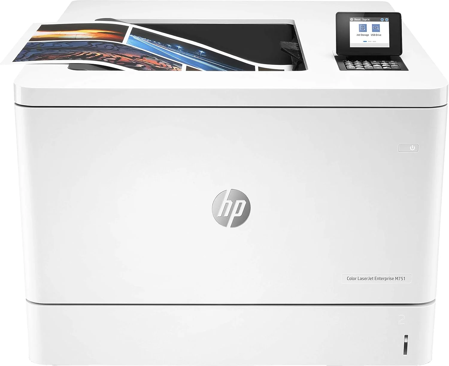 Принтер лазерный HP Color LaserJet Enterprise M751dn цветная печать, A3, цвет белый T3U44A