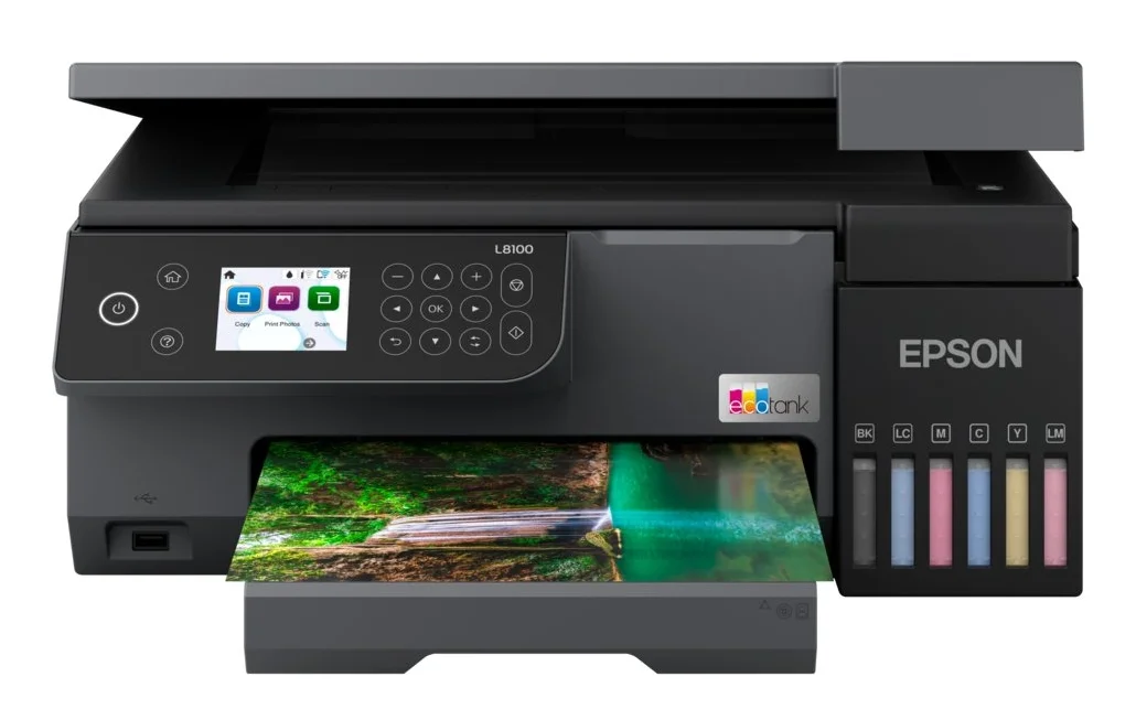 МФУ струйный Epson EcoTank L8100 цветная печать, A4, с СНПЧ цвет черный