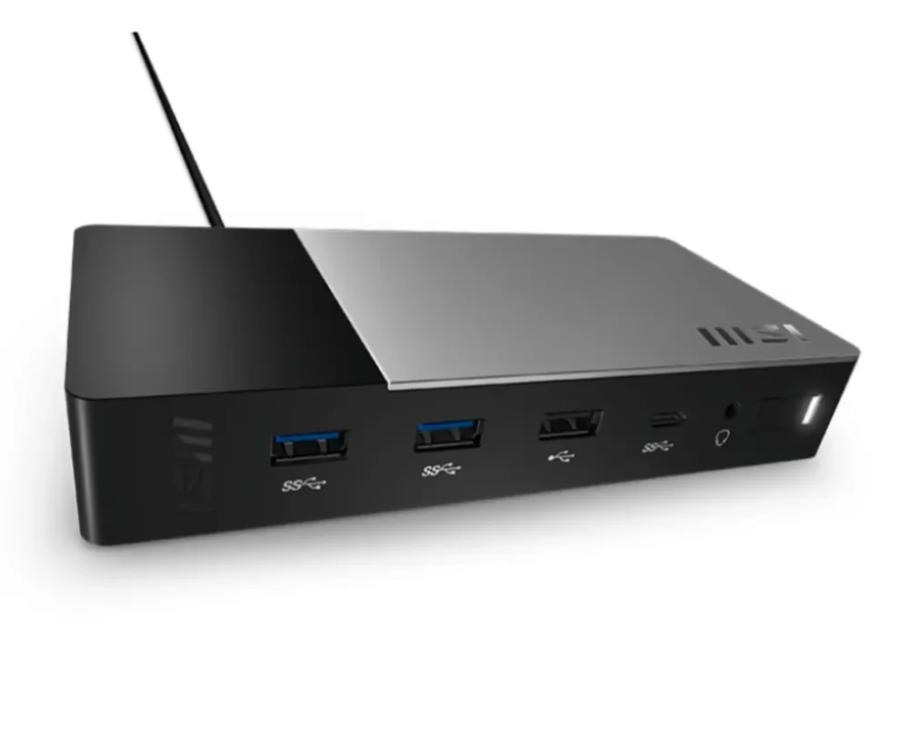 Док-станция MSI USB-C Docking Station Gen 2 1×USB-C USB 3.2 Gen 2 / DP, 1×USB-C USB 3.2 Gen 2, 2×USB-A