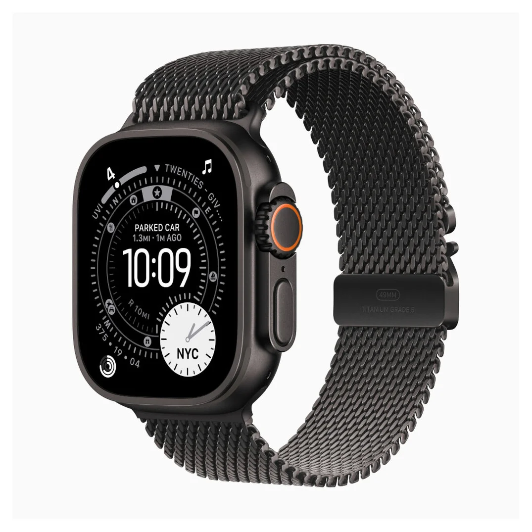 Умные часы Apple Watch Ultra 3 GPS + Cellular 49mm Black Titanium Case with Milanese Loop L