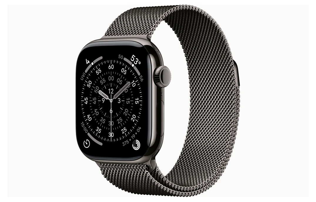 Умные часы Apple Watch Series 11 46mm Slate Titanium Case with Slate Milanese Loop M/L