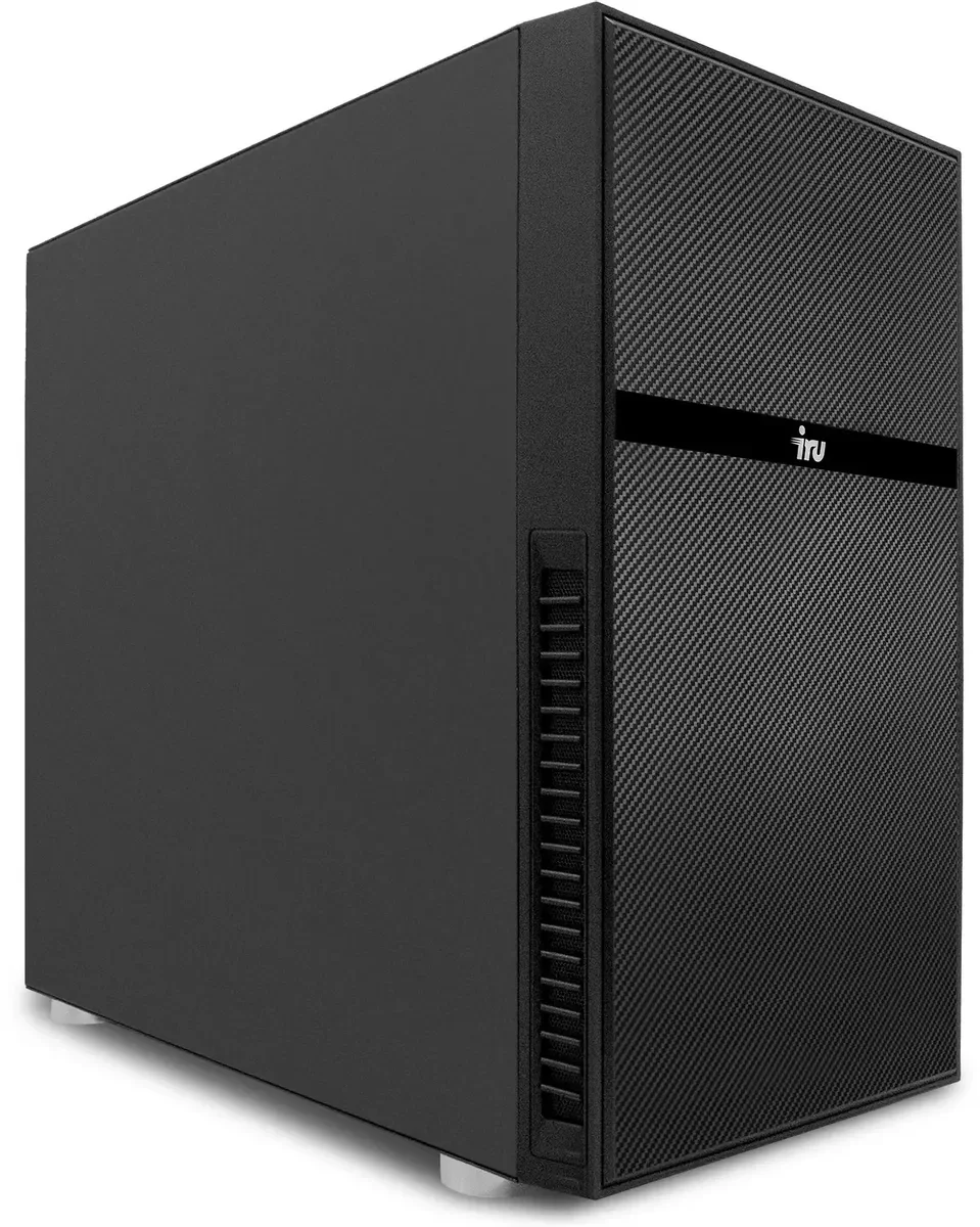 Компьютер iRU Strato 510B7GM Intel Core i7 12700F, DDR4 32ГБ, 512ГБ(SSD), NVIDIA GeForce RTX 4070 - 12 ГБ, FreeDOS, черный 2055587