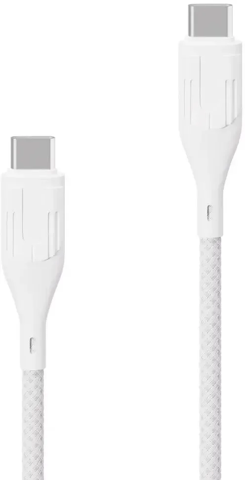 Кабель Uzay Basic Cable USB-C - USB-C, 60W, 1.2м, белый