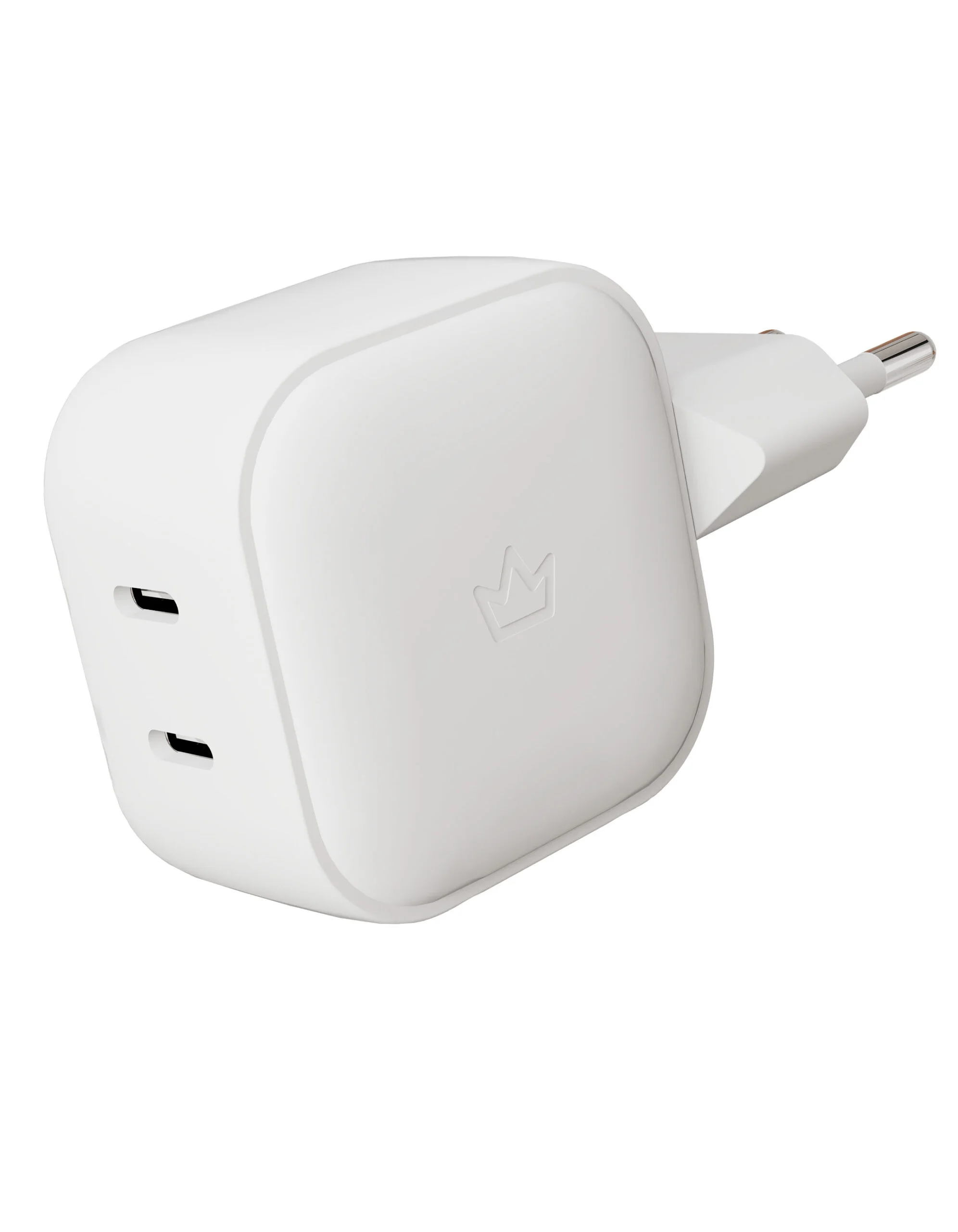 Сетевое зарядное устройство VLP G-Charge 45Вт USB-C+USB-C, PD, QC, белый