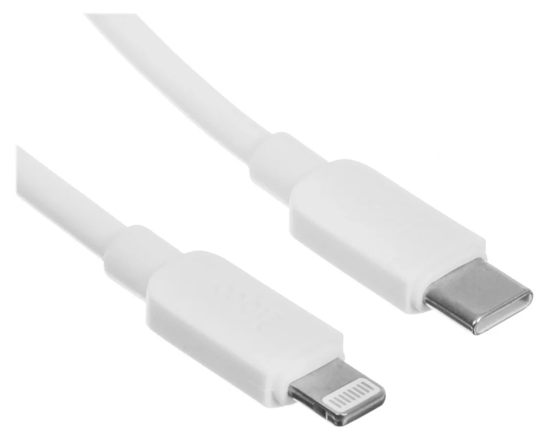Кабель Hoco USB - C - lightning 1м белый