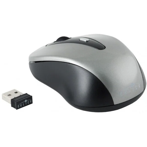 Мышь Oklick 435MW серый/черный оптическая (1600dpi) беспроводная USB (3but)
