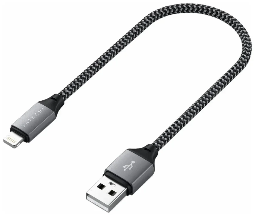 Кабель Satechi Type-A to Lightning Cable, 0.25м