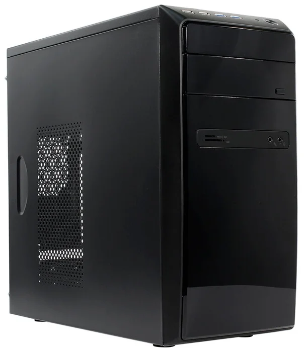 Компьютерный корпус Powerman ES726 450W Black