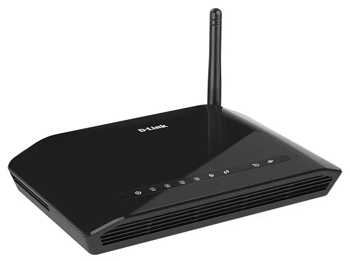 Wi-Fi роутер D-link DSL-2640U/RB/U2, черный