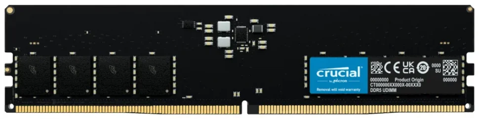 Оперативная память Crucial CT32G48C40U5 DDR5 1x32 GB DIMM для ПК