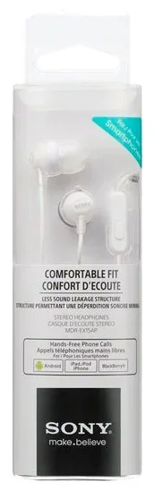Наушники Sony MDR-EX15AP, белый