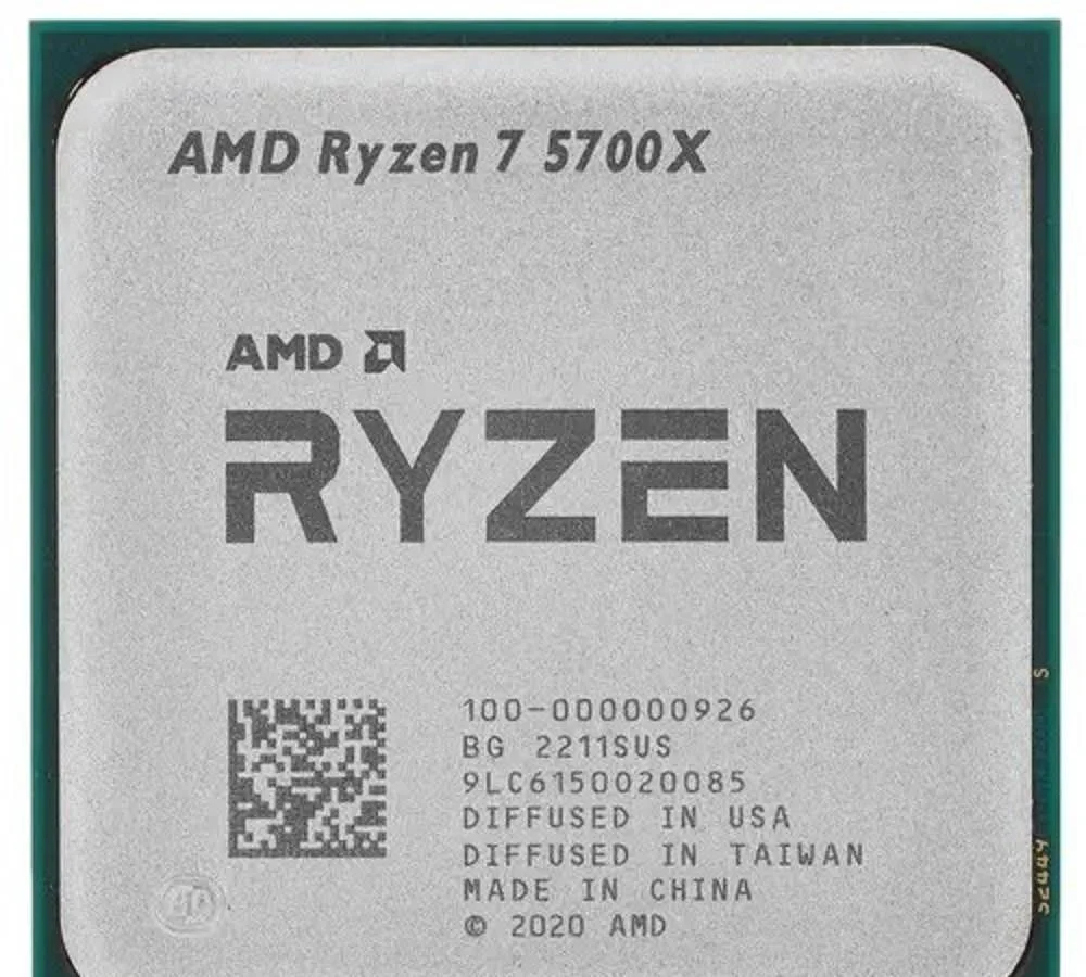 Процессор  AMD Ryzen 7 5700X AM4 8 х 3400МГЦ OEM