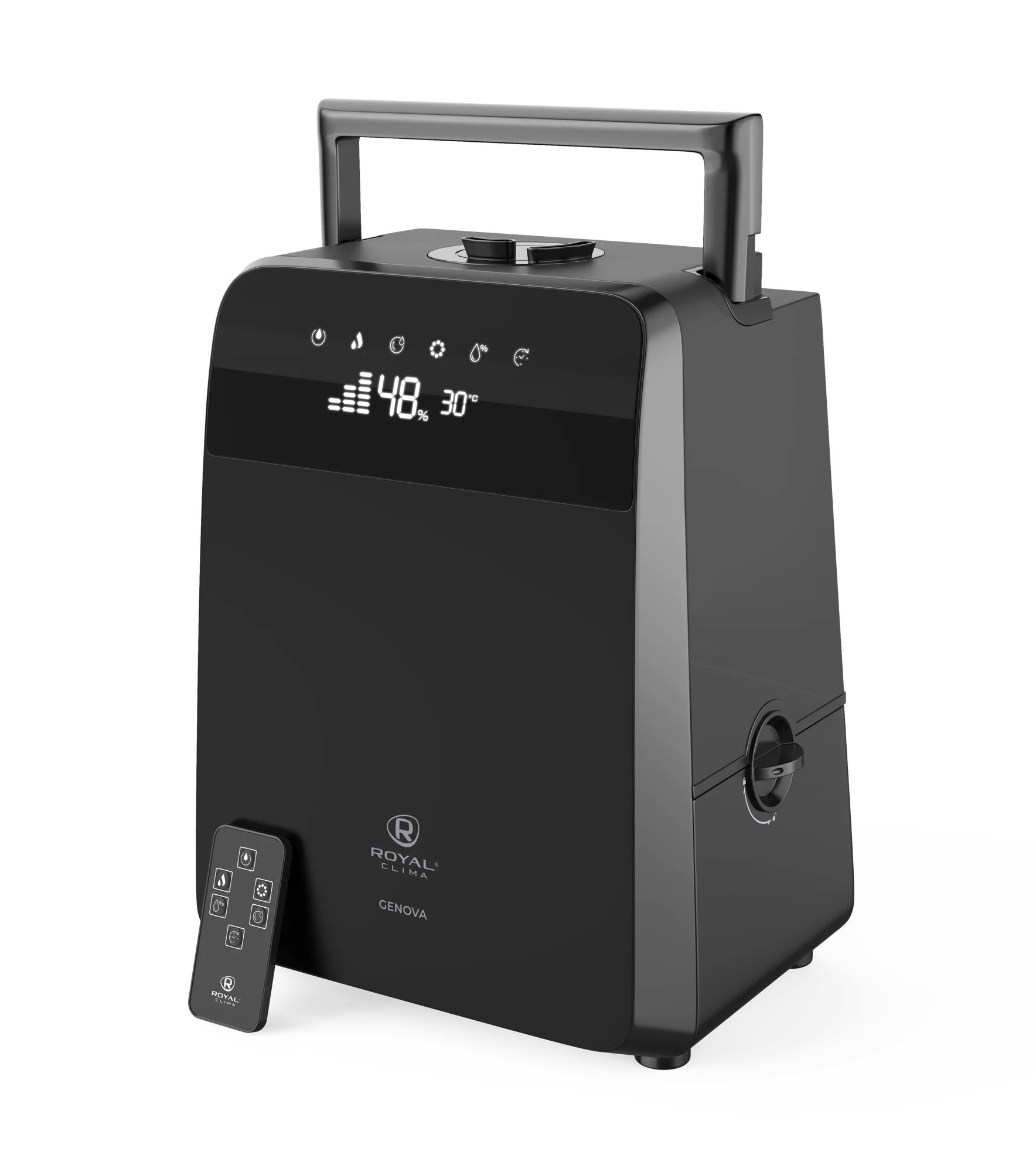 Увлажнитель воздуха Royal Clima RUH-G450/5.5E-BL 110Вт (ультразвуковой) черный