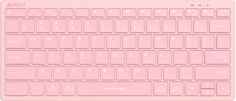 Клавиатура A4Tech Fstyler FBX51C розовый USB беспроводная BT/Radio slim Multimedia (FBX51C PINK)