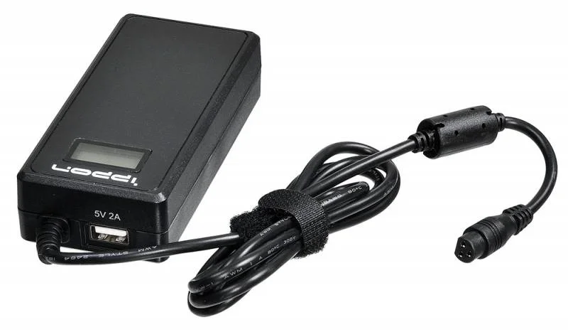 Блок питания Ippon D90U автоматический 90W 15V-19.5V 11-connectors 8A 1xUSB 2.1A от бытовой электросети LСD индикатор