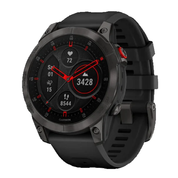 Смарт-часы Garmin EPIX Gen 2 Sapphire,  33.02мм,  1.3",  черный / черный [010-02582-11]