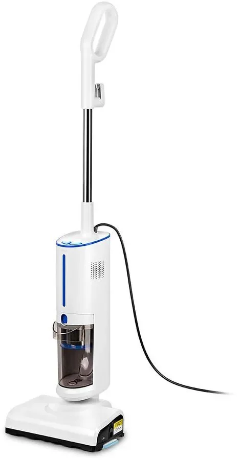 Паровой пылесос (handstick) KitFort КТ-5157-3, 1000Вт, белый/синий
