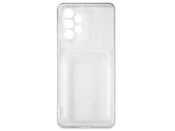 Чехол-накладка Red Line iBox Crystal для Samsung Galaxy A33, с кардхолдером, Силикон, Прозрачный УТ000029676