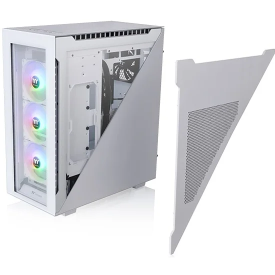 Компьютерный корпус Divider 500 TG Snow ARGB CA-1T4-00M6WN-01 White/Win/SPCC/Tempered Glass*4/120mm ARGB Fan*3/120mm CA-1T4-00M6WN-01 Standard Fan*1 (527897)