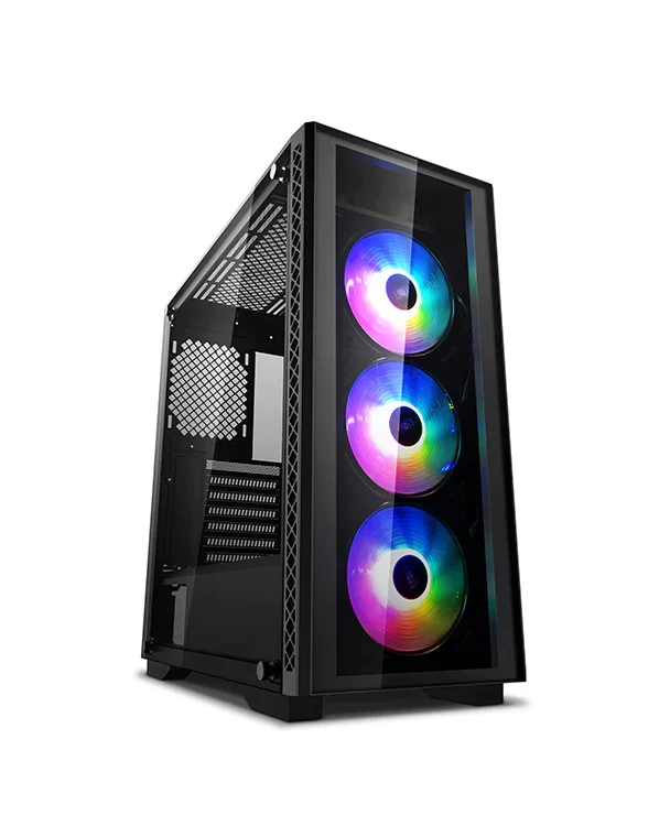 Компьютерный корпус MATREXX 50 ADD-RGB 3F DP-ATX-MATREXX50-AR-3F-US (714033) E-ATX, CPU Height 160mm, VGA max 370mm, USB 2.0 x 2, USB 3.0 x 1, Audio x 1, Mic x 1, int. 3.5 x 2 , 2.5" x 4, Ext. 5.25" x 0, 3.5" x 0"