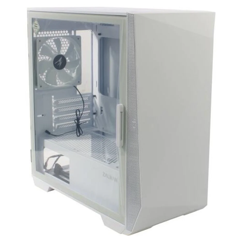Компьютерный корпус  Zalman Z1 Iceberg White Mid Tower (mATX/Mini-ITX, без БП, Steel, Plastic, Tempered Glass)