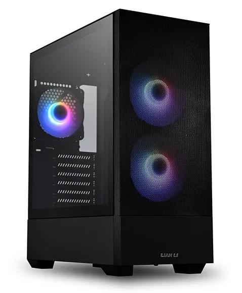 LIAN LI Lancool 205 Mesh Black, Medium Case: ATX, Micro-ATX, Mini-ITX, 2xUSB 3.0, 2xAudio, Included Fans: 2x140mm ARGB PWM, 1x120mm ARGB PWM