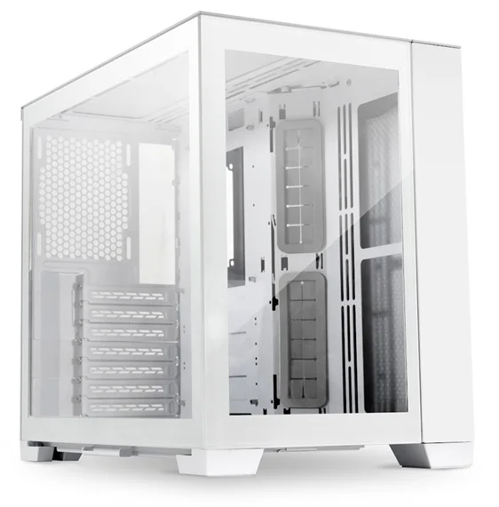LIAN LI PC-O11 Dynamic Mini Snow White, Small Case: ATX, Micro-ATX, Mini-ITX, 2xUSB 3.2, 1xUSB 3.2 Type C, 1xAudio, Included Fans: none