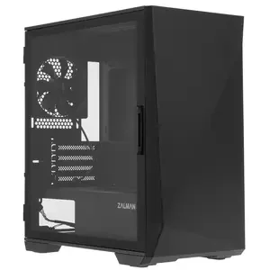 Корпус ZALMAN Z1 ICEBERG, MATX, BLACK, WINDOW, 2xCOMBO (3.5" OR 2.5"), 3x2.5", 1xUSB2.0, 2xUSB3.0, FRONT 2x120mm, REAR 1x120mm