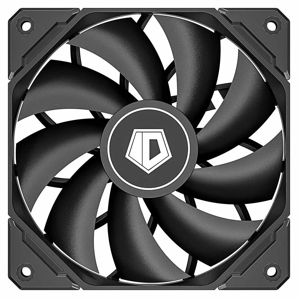 Вентилятор для корпуса ID-Cooling TF-12025-PRO Черный (120 мм, 1800RPM, 82.5CFM, 35.2dB(A), PWM, 120×120×25mm, 150g)