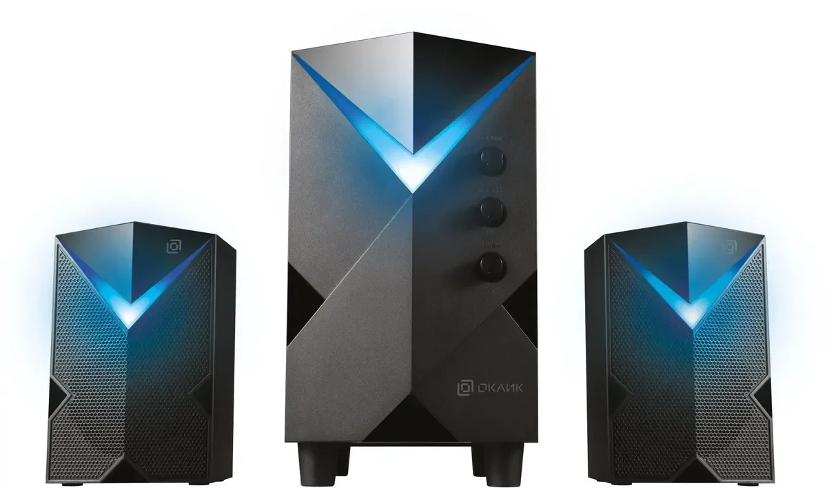 Колонки Bluetooth Oklick OK-426,  2.1,  черный [ws-232]