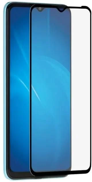 Защитное стекло для экрана DF itColor-08 для Itel A49 2.5D, 1 шт, черный [itcolor-08 (black)]
