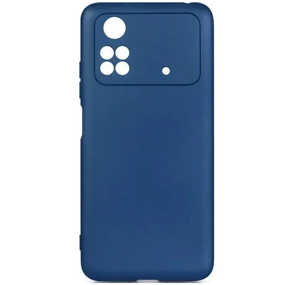 Чехол (клип-кейс) DF poCase-03, для Xiaomi Poco M4 Pro, синий [pocase-03 (blue)]