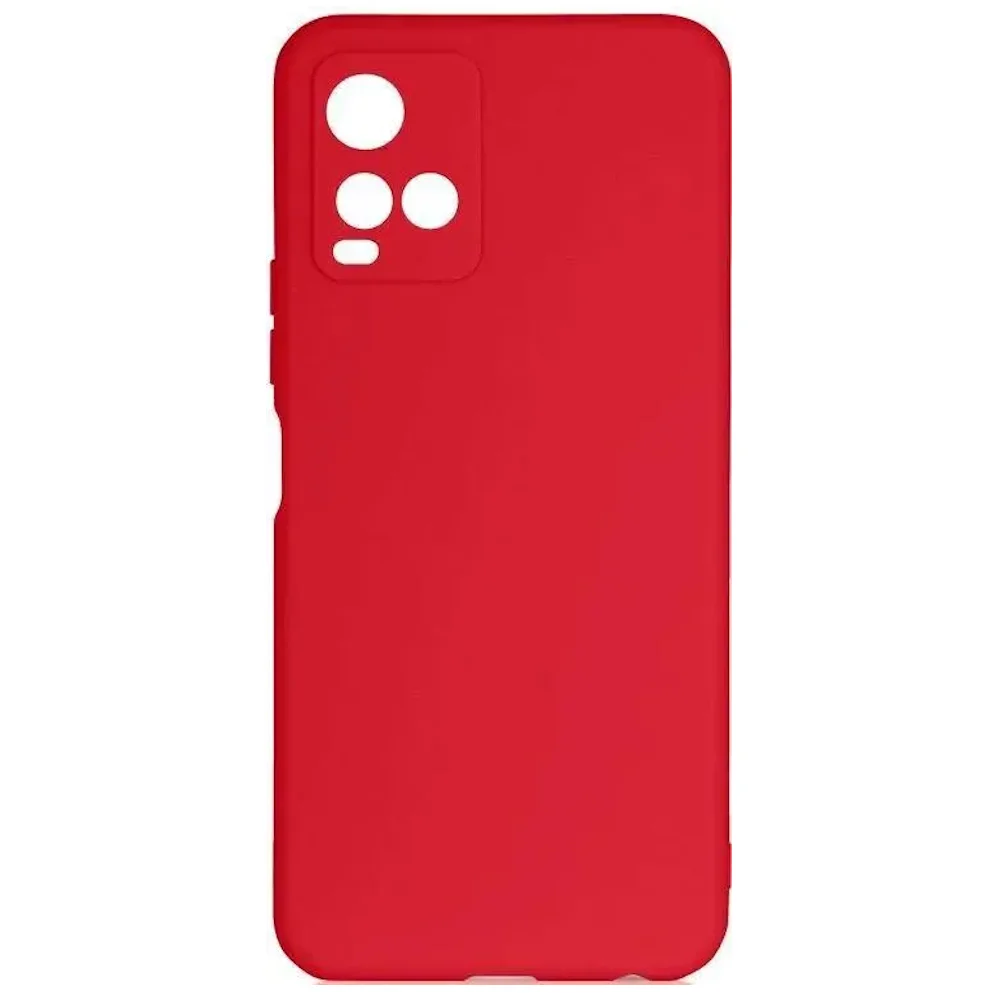 Чехол (клип-кейс) DF vCase-06, для Vivo Y21/Y33s, красный [vcase-06 (red)]