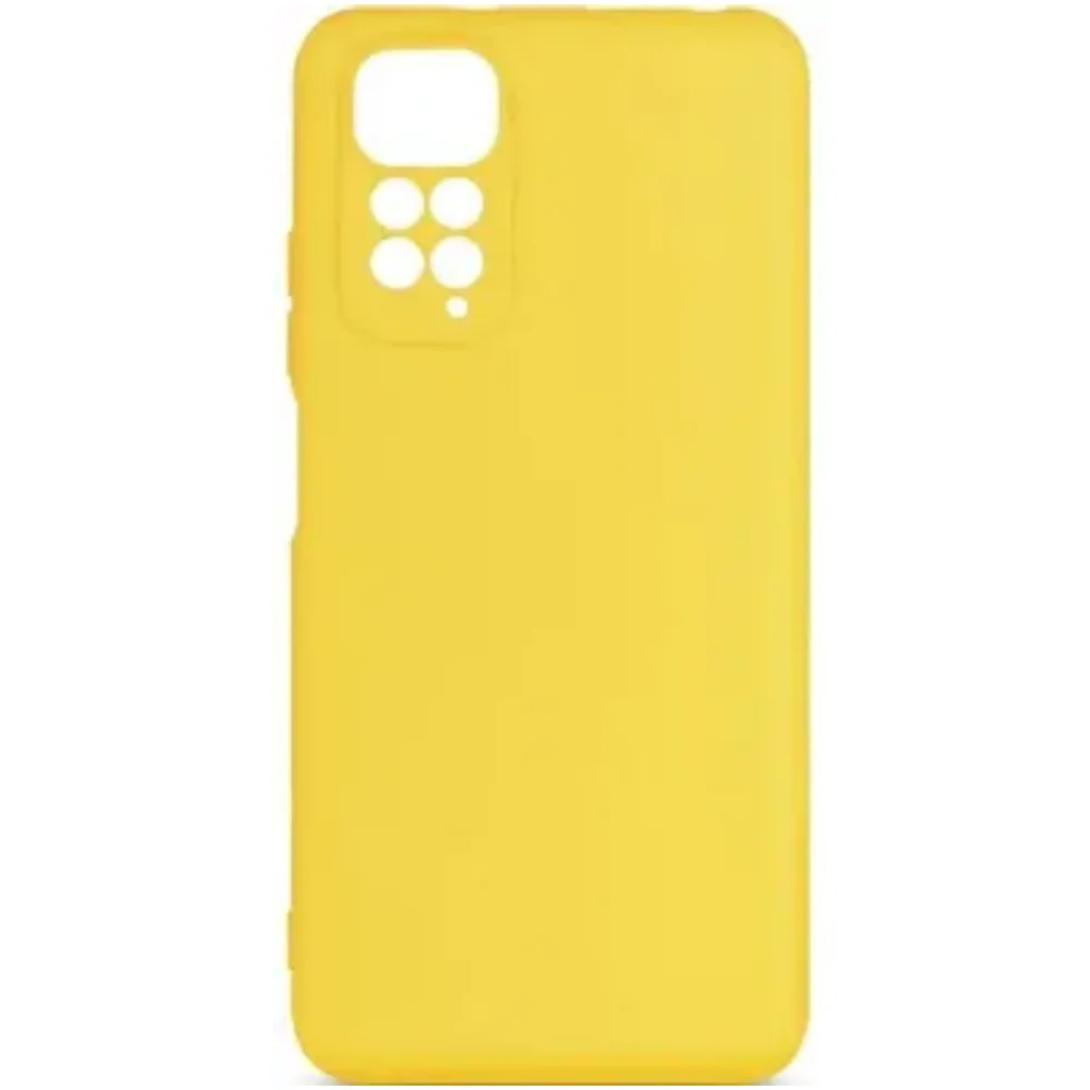 Чехол (клип-кейс) DF xiCase-61, для Xiaomi Redmi Note 11/11s, желтый [xicase-61 (yellow)]