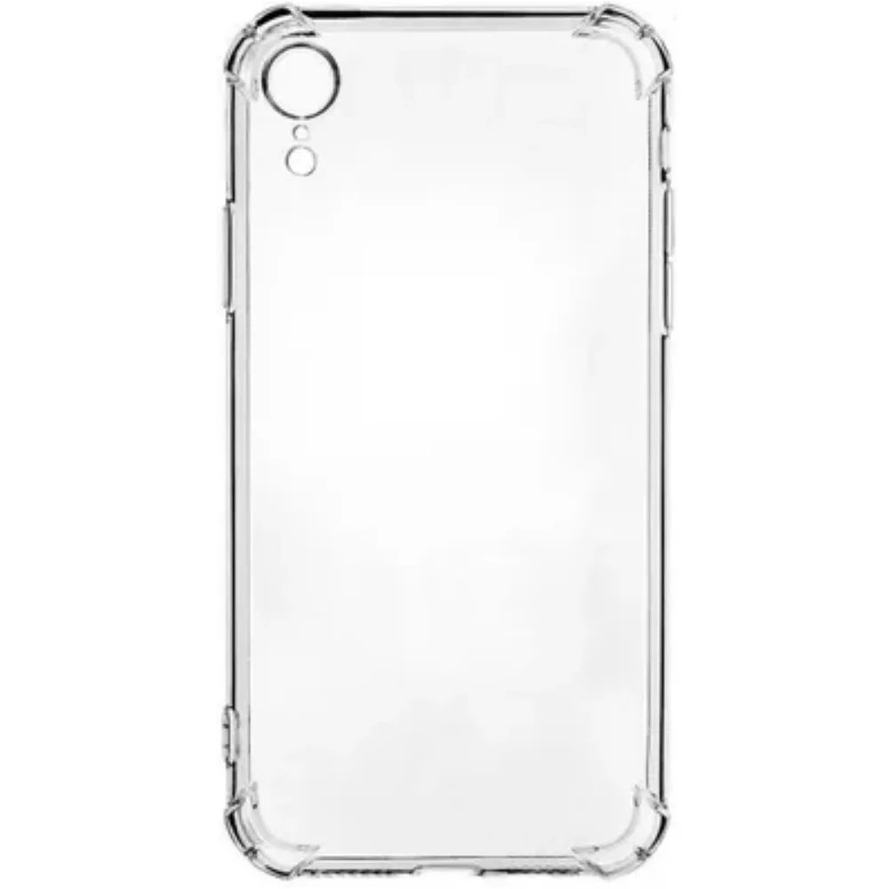 Чехол (клип-кейс) PERO CC02-0002-RE, для Apple iPhone XR, противоударный, прозрачный