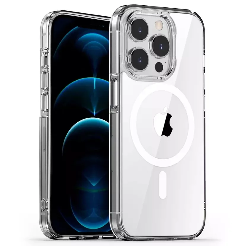 Чехол накладка Gurdini для iPhone 12/12 Pro 6.1" Alba Series with Magsafe Clear